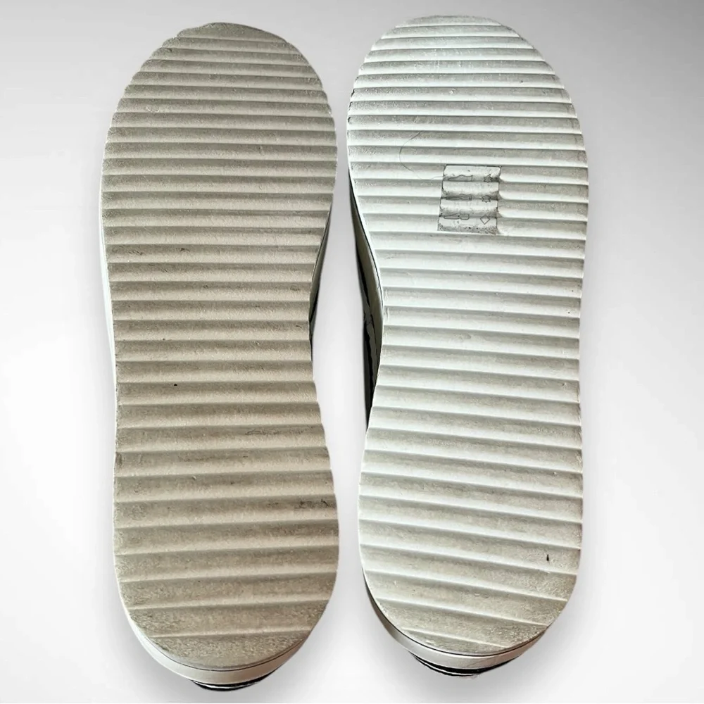 JOIE Women's Dabnis White Stripe Platform Sneakers‎ Size 37 | EUC
